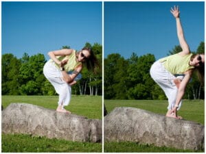 Hummingbird Pose (Parsva Bhuja Dandasana)
